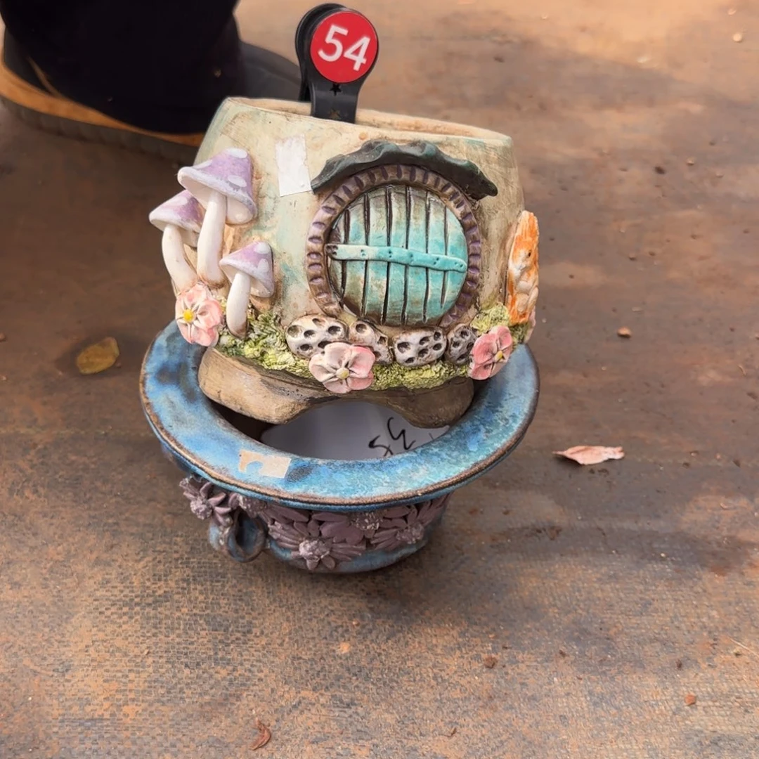 ۵***࿐54。       花盆两个瑕