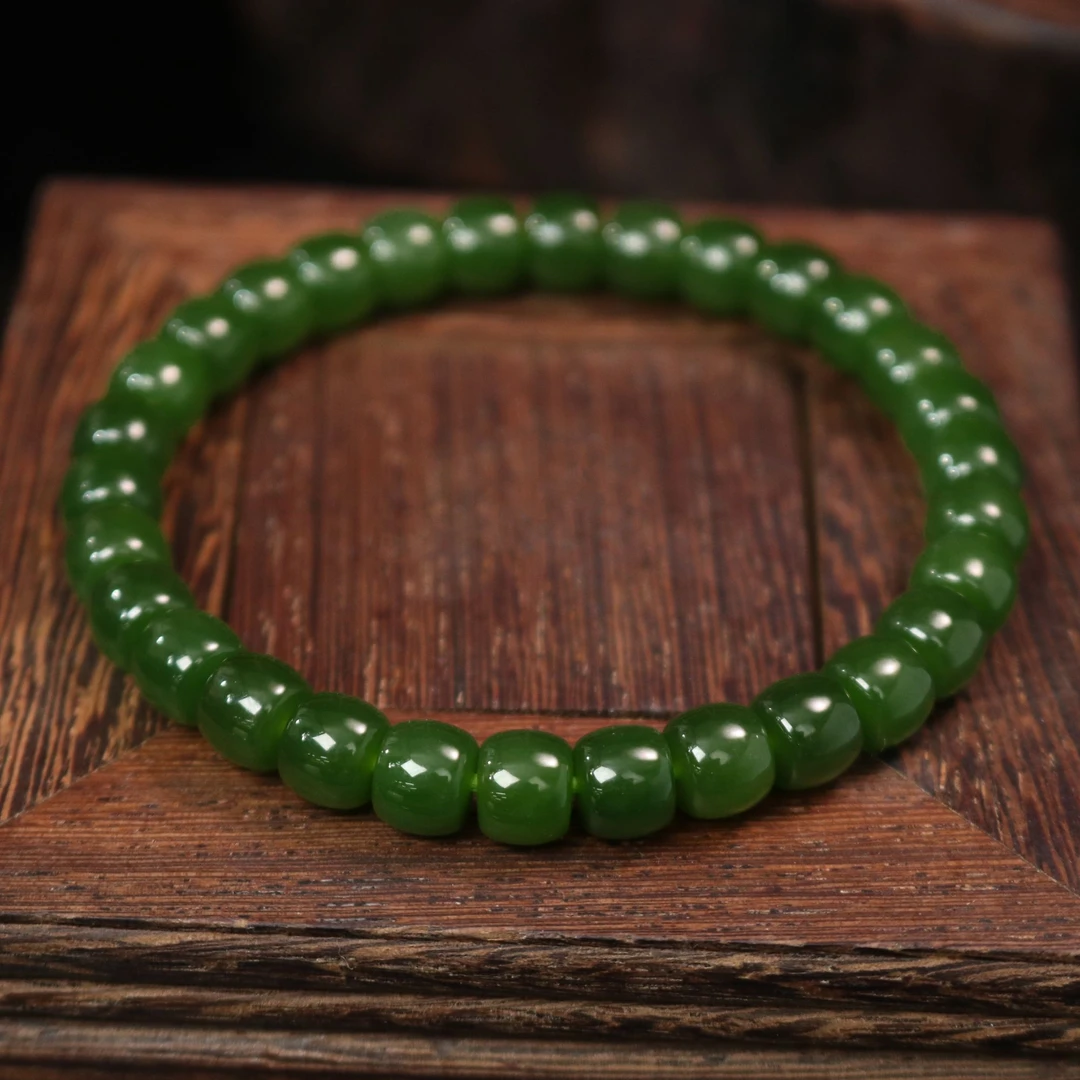 凰一品 俄料碧玉直切手串