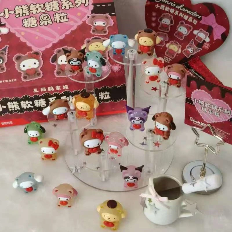 【正品代拆】三丽鸥小熊软糖系列糖果粒萌粒盲盒手办公仔摆件礼物