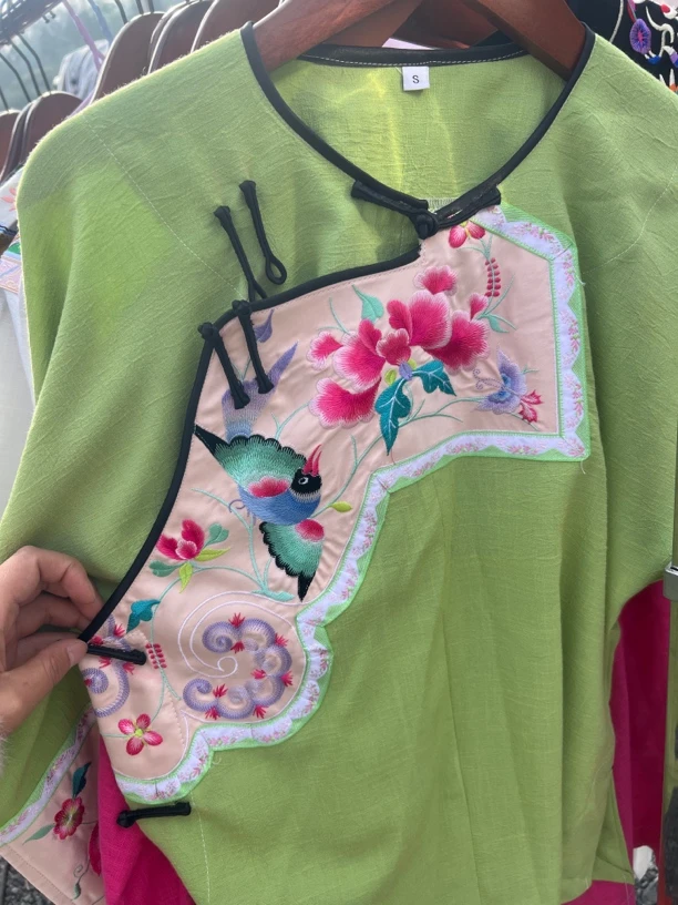 湘西苗族民族风刺绣上衣单衣