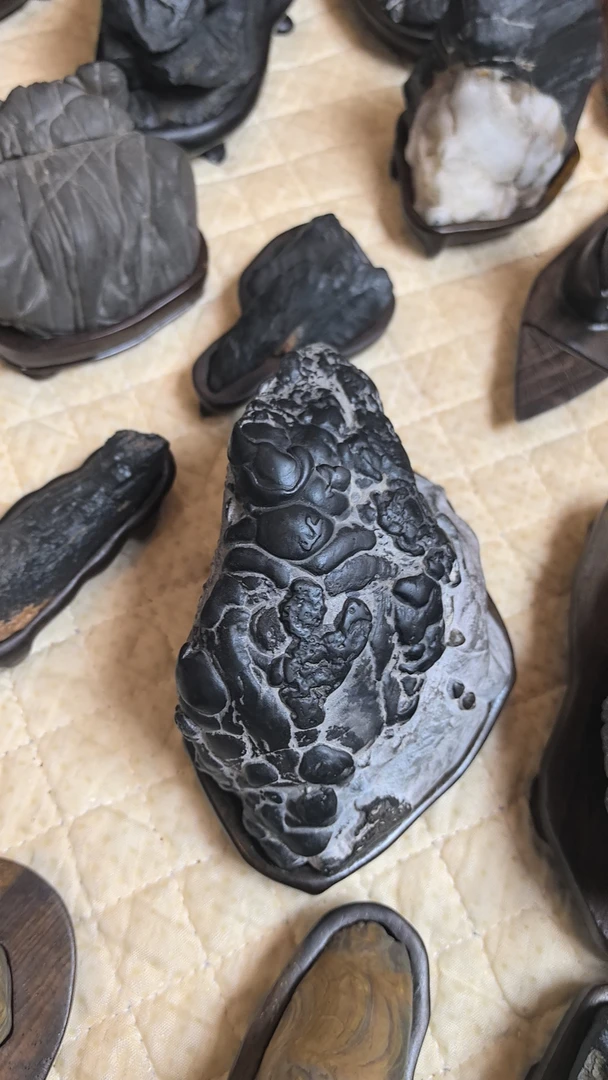 灵璧奇石原石珍珠石原石
