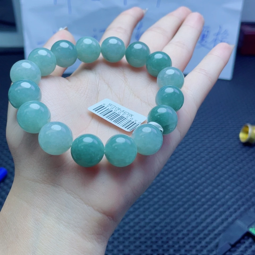 未镶嵌定制翡翠科**猪珠串