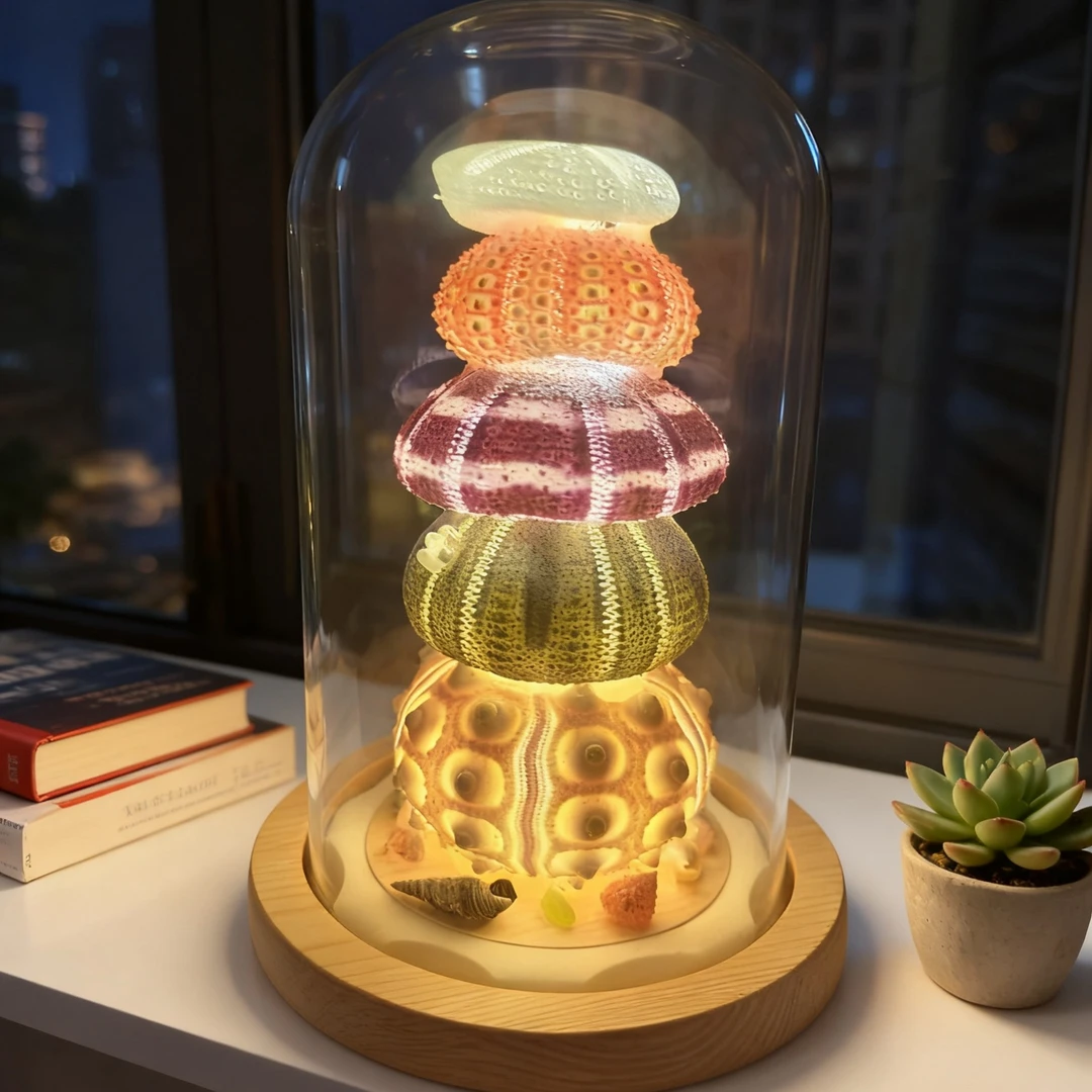 网红爆款五层梦幻海胆灯手工制作生日礼物伴手礼旅游纪念