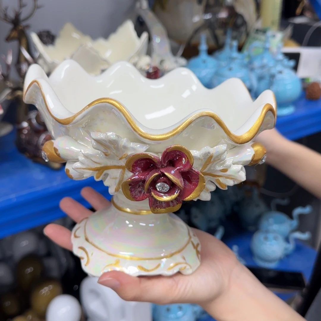 瓷片陶瓷工艺花瓶摆件