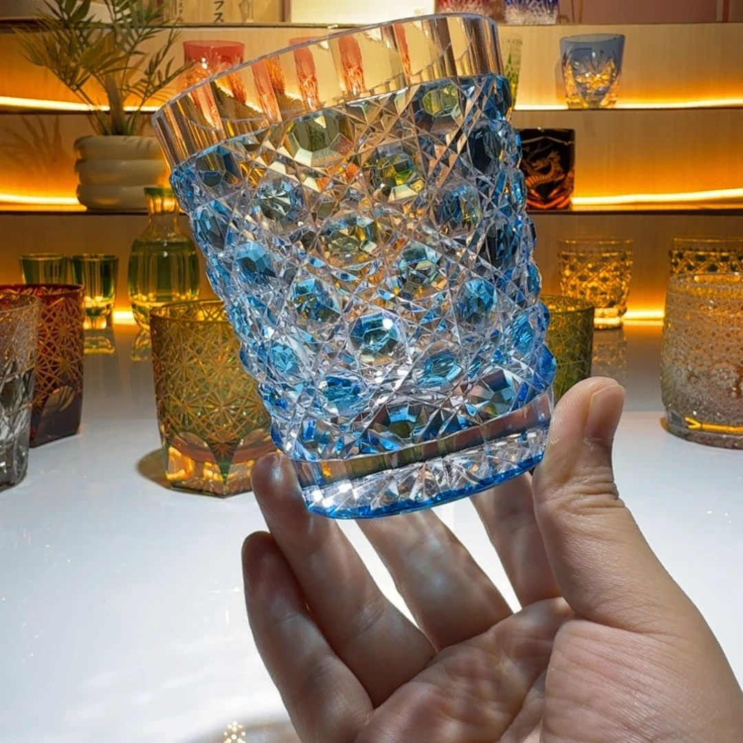 手柄款水晶玻璃水晶杯