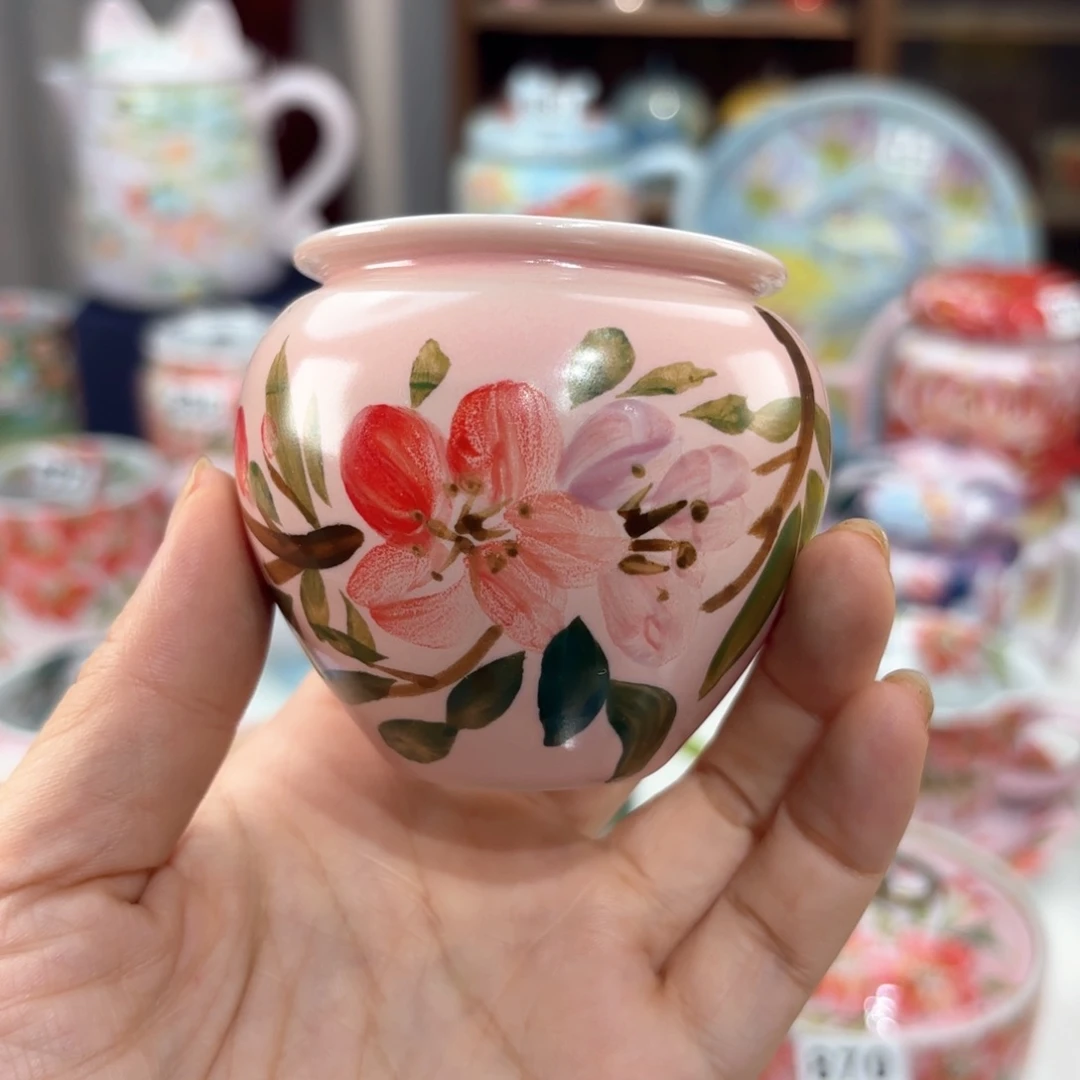 景德镇手绘高温釉下彩陶瓷茶具