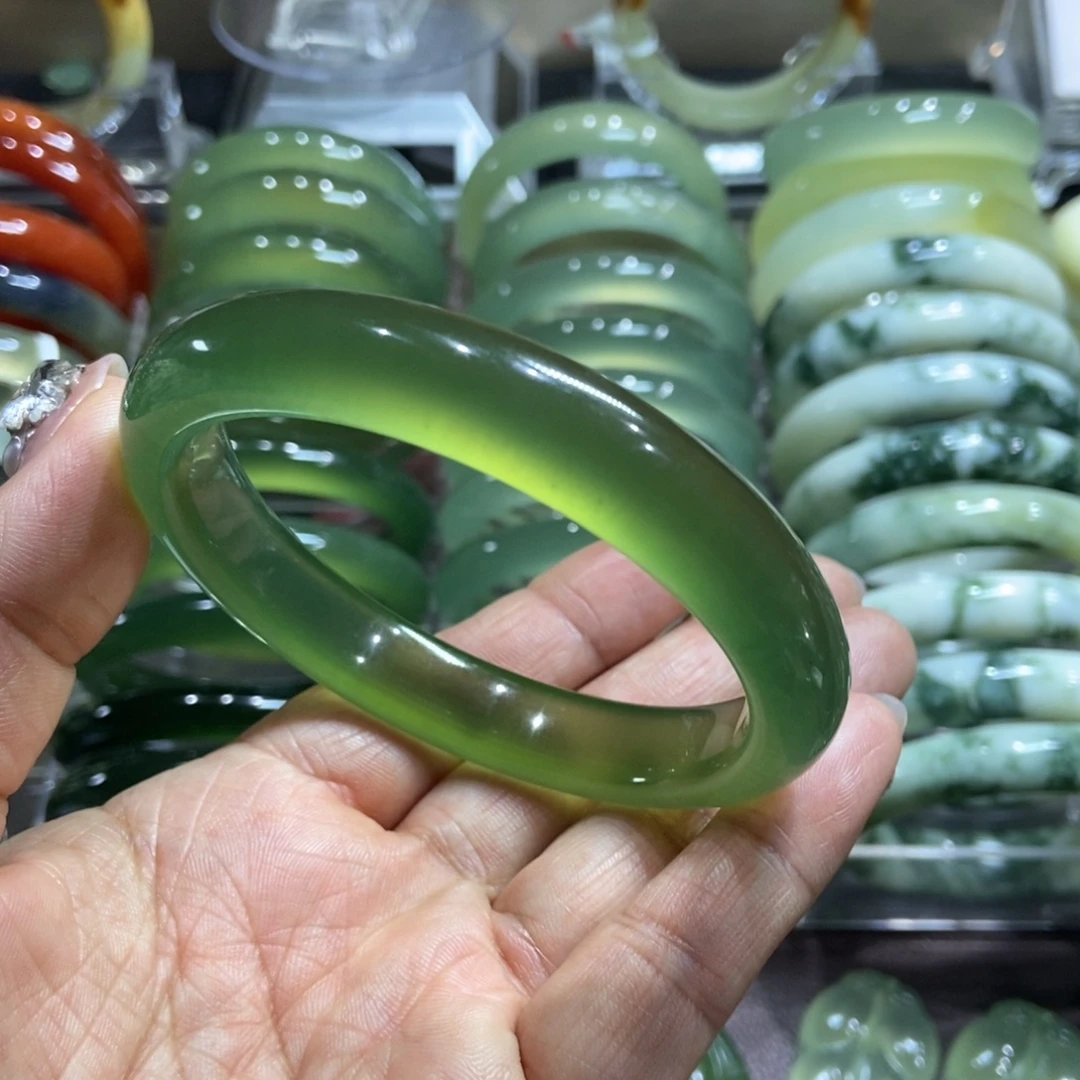 岫玉未镶嵌手镯65