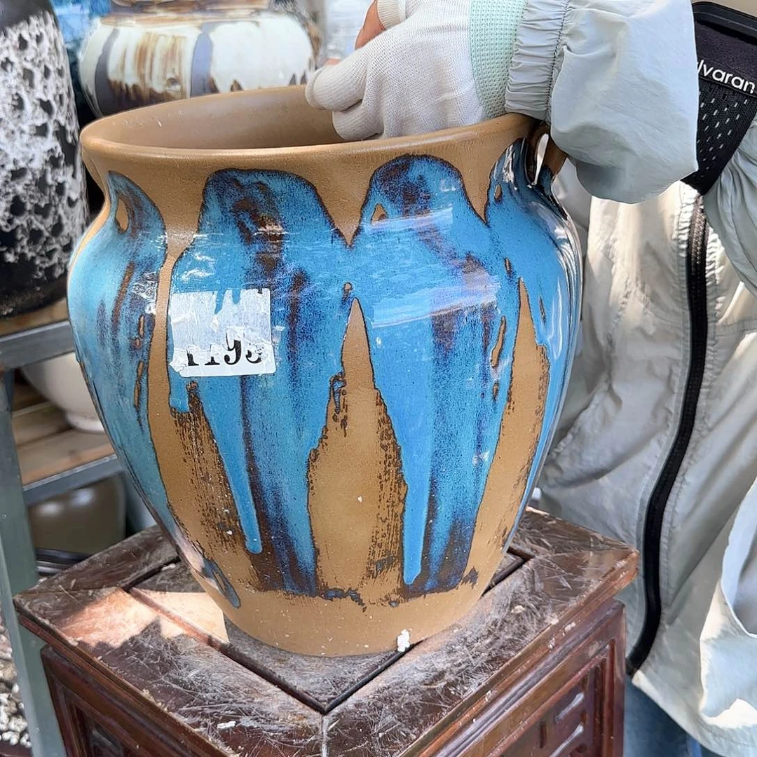 紫砂花盆王嫂花盆0613-1195高31口25