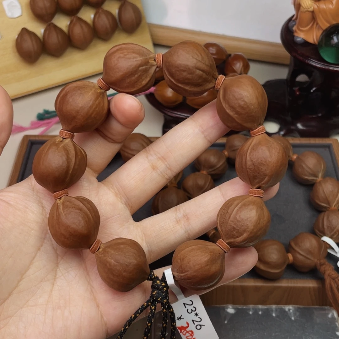 托****手串/手链橄榄核2326梅林铁核