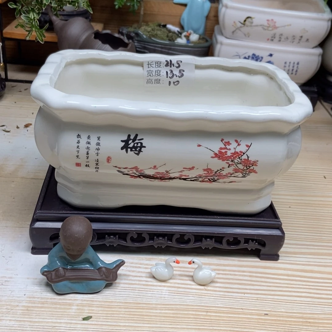 瓷片陶瓷花盆陶瓷艺术