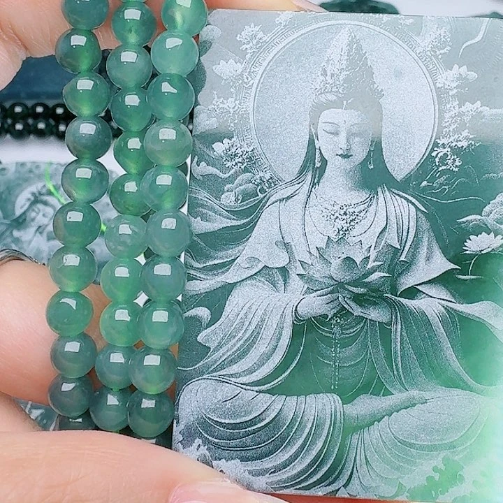 翡翠未镶嵌颈饰天然的A货翡翠多样性发其一