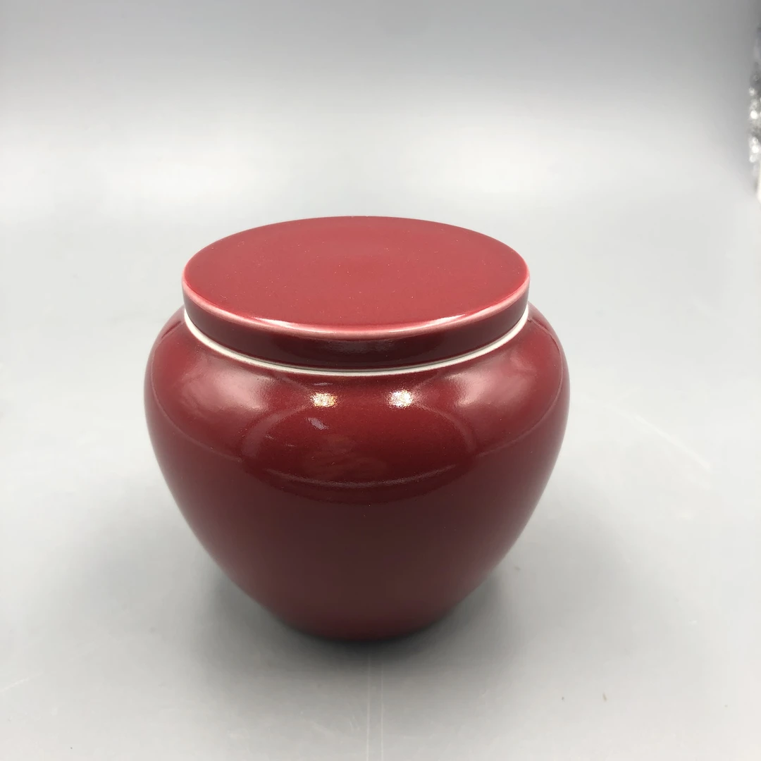 【李国庆专属】良朋福利玫瑰红小罐直径8.5cm高7.5cm