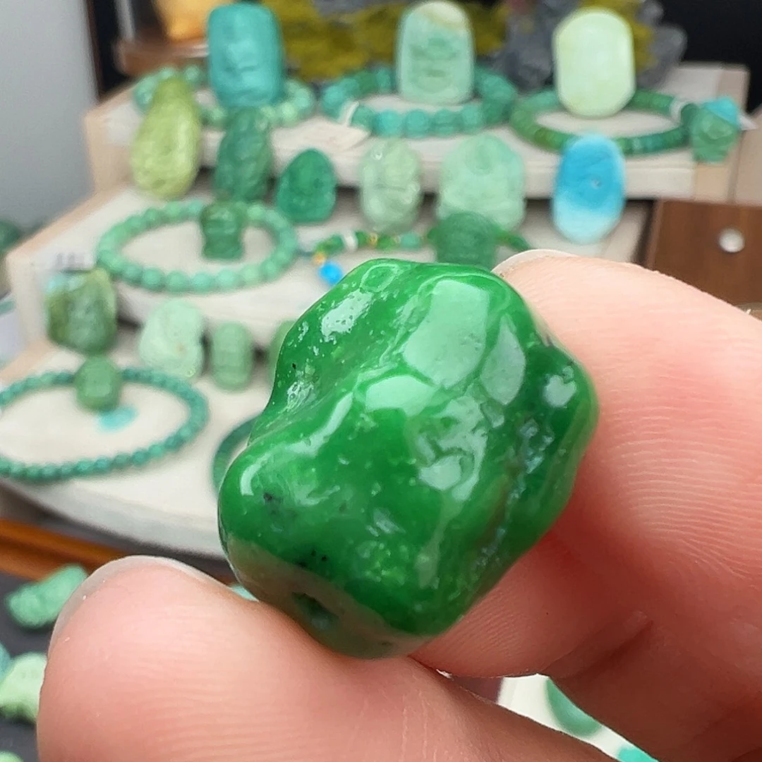 绿松石未镶嵌主播万珍