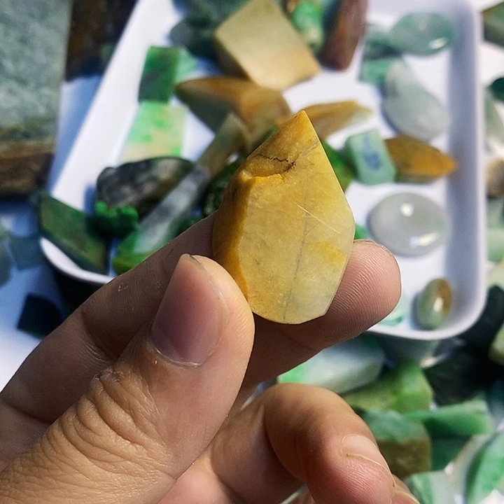 蒲***语散珠翡翠天然翡翠A货挂件
