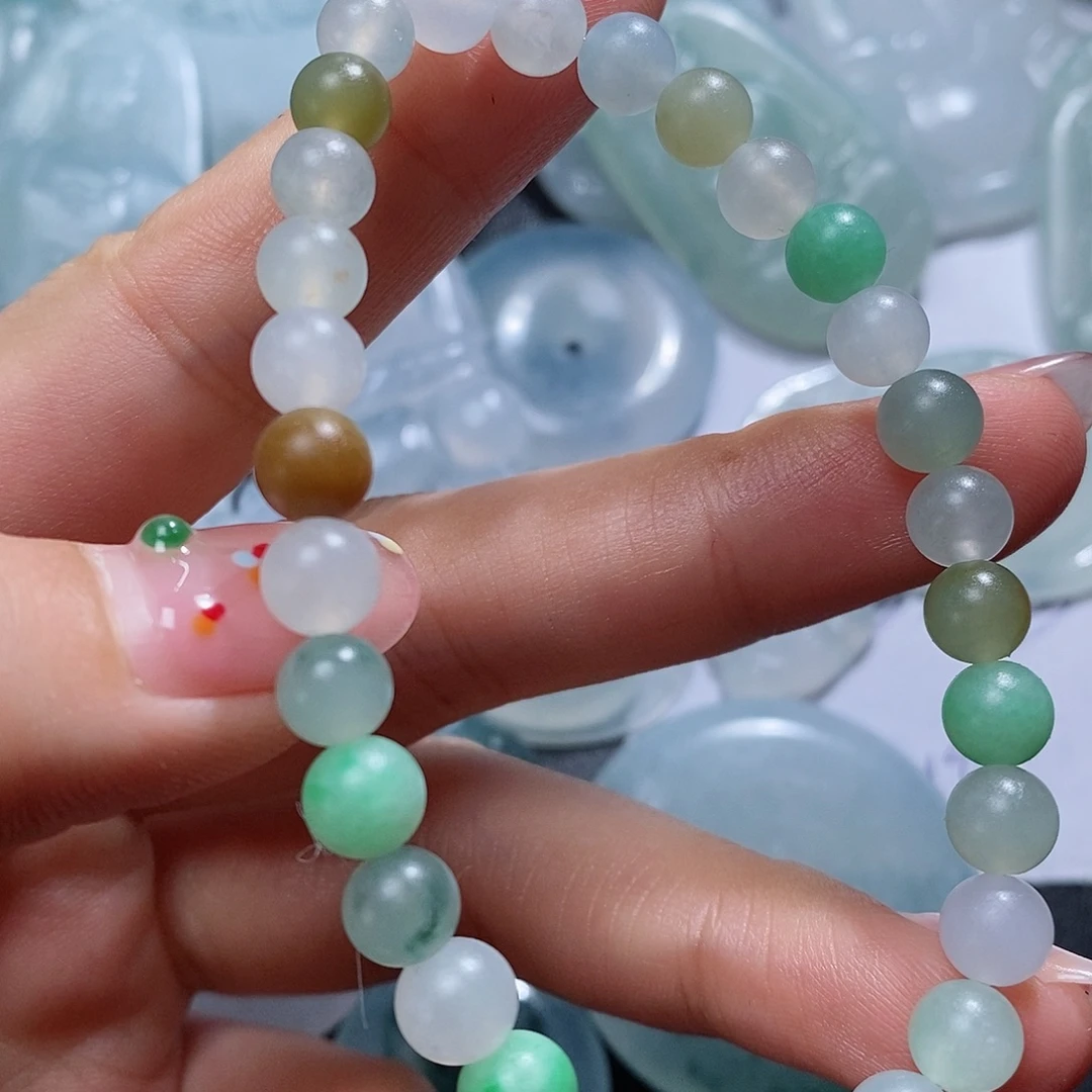 定制翡翠未镶嵌毛货付款后联系客服确认抛光