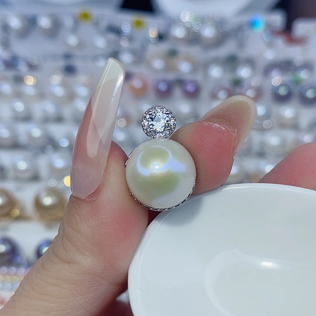 合金淡水珍珠颈饰