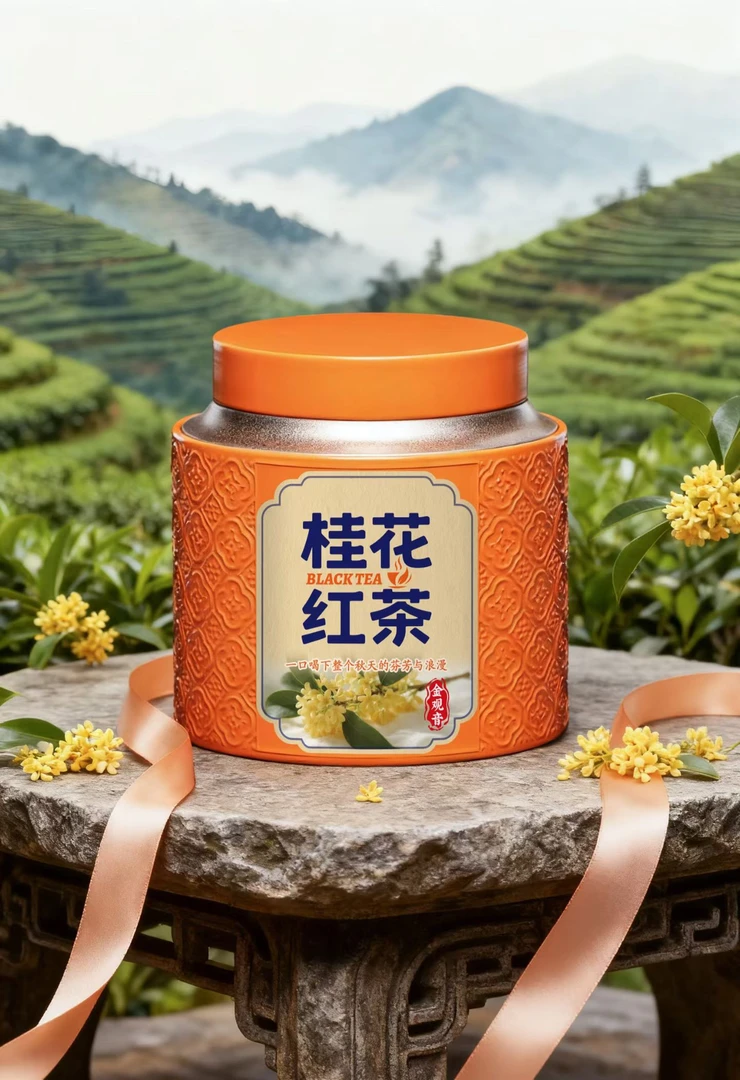 桂花红茶【毛娜娜甄选S320】25年丹桂醇厚花香红茶高山小种桂花红茶