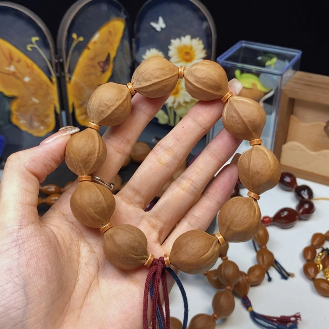 手串/手链橄榄核?**?1924三花鲨鱼背