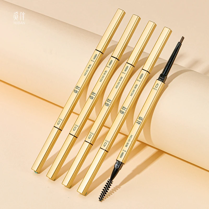 【今日福利伴手礼】到手5支数量有限觅伴极细小金条双头眉笔 新手R
