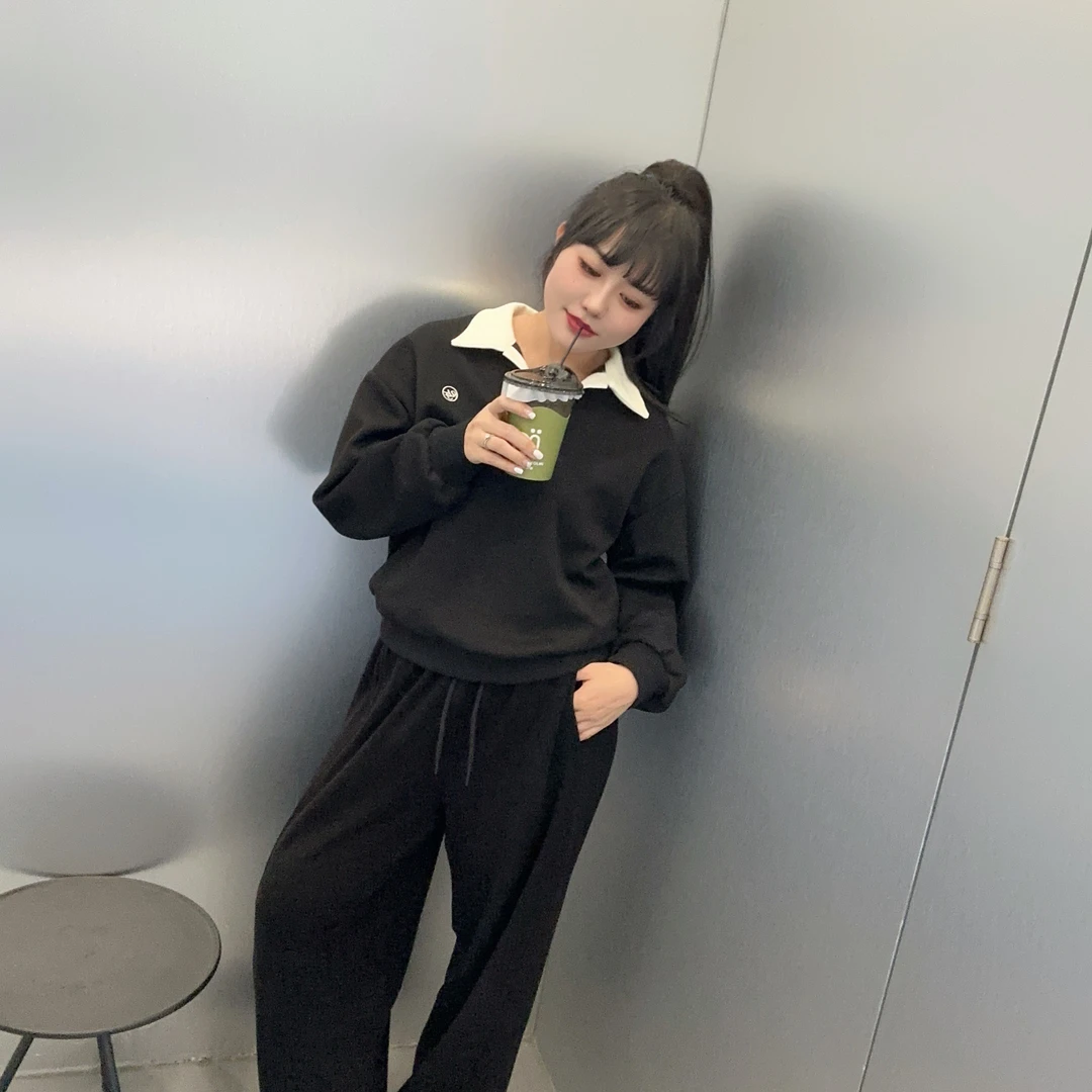 复古PoLo套头休闲卫衣