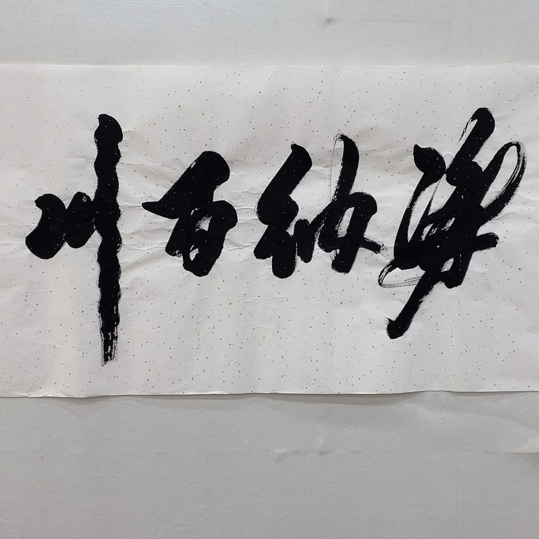 横款博航艺术书法作品