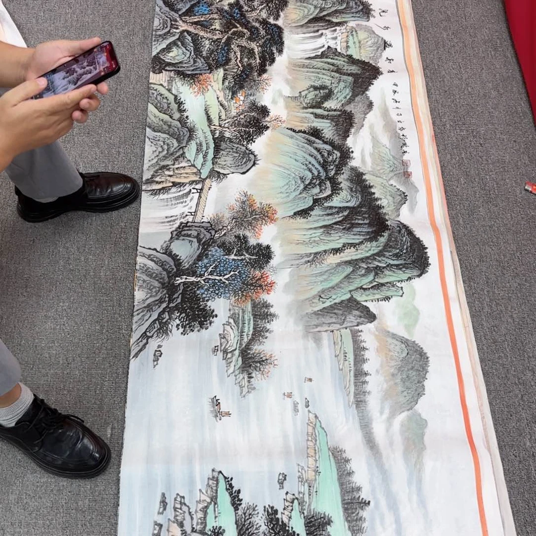 国画国画作品多次
