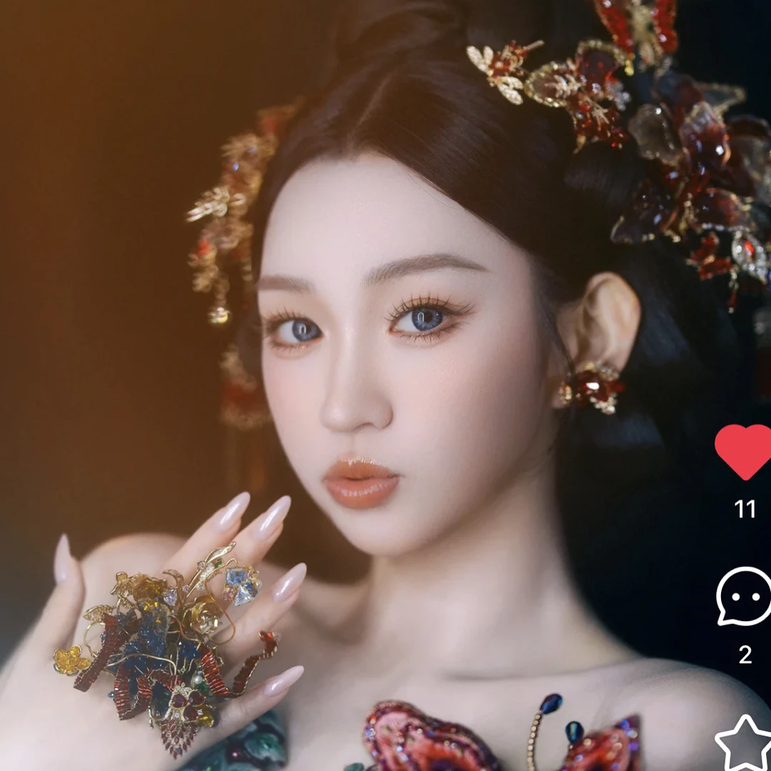 合金铜耳饰 WHITE全铜手作中式“绝代芳华”刘超老师同款 十大件