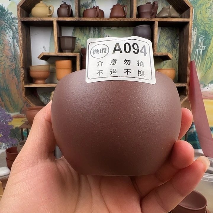 茶杯紫砂拙器甄选，纯原本矿。