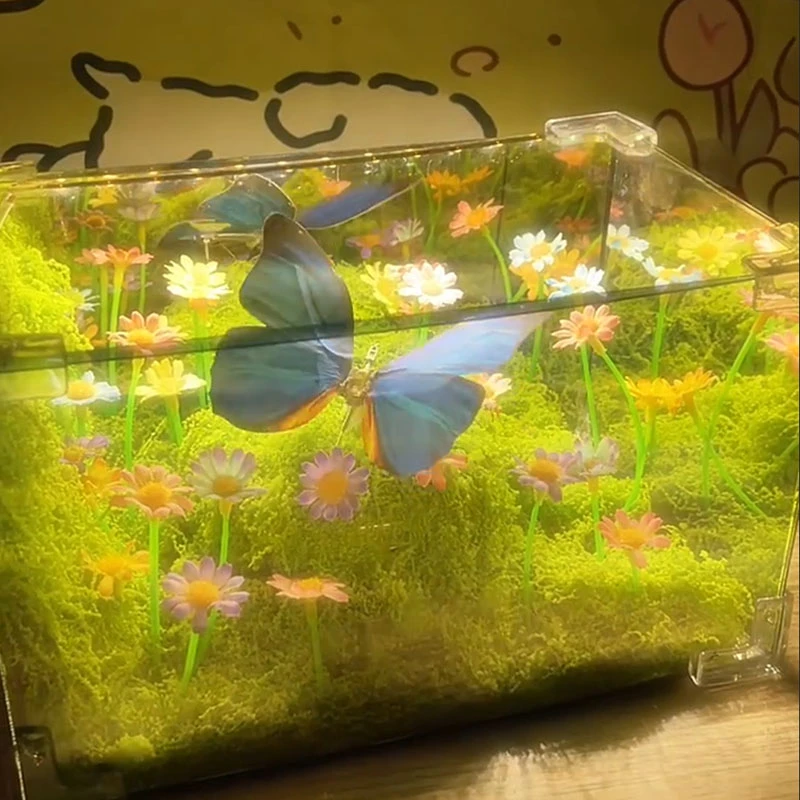 魔方蝴蝶小夜灯绿野仙踪手工diy材料包生日送女友女生情人节礼物