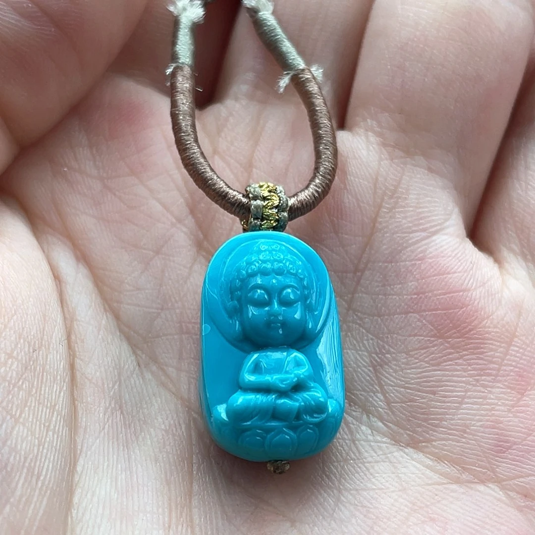 绿松石未镶嵌颈饰