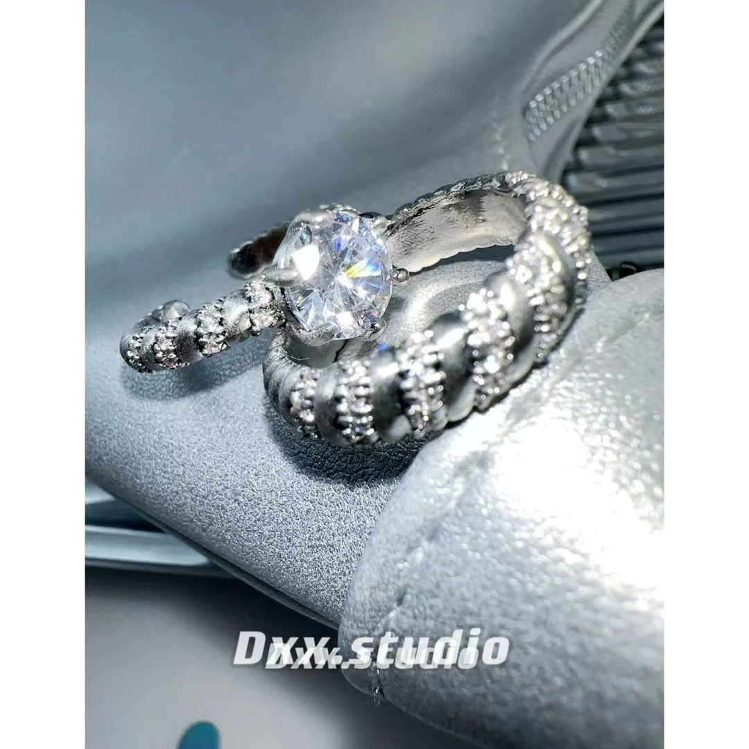 铜合金戒指 小众设计百搭开口戒指35508