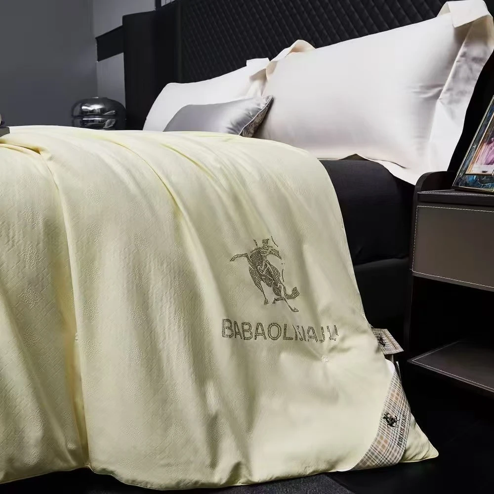 A7斤BABAOLIJIAJU提花黄金蚕丝被