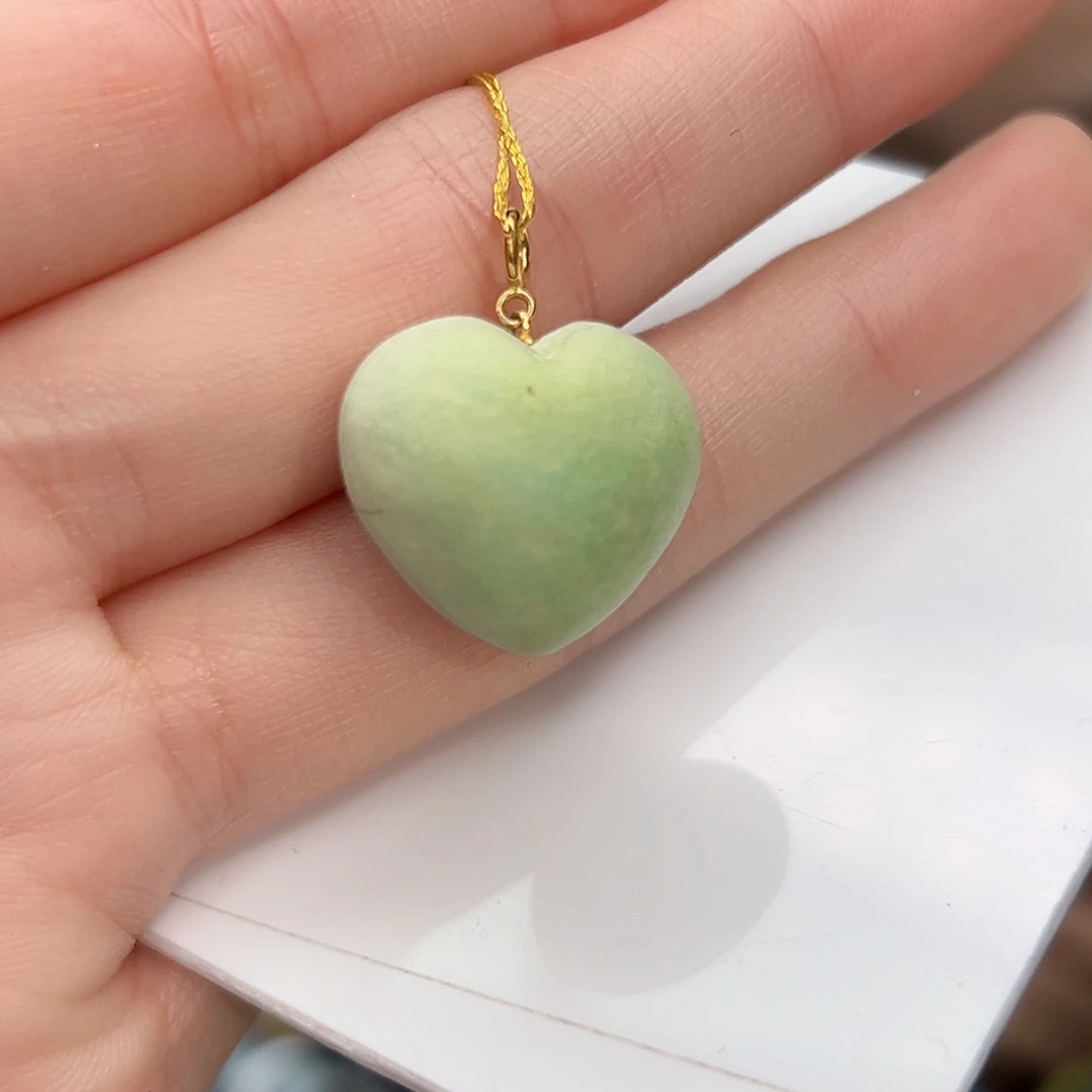 绿松石珠宝奇石18K金镶嵌