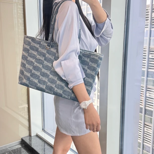 99新 Balenciaga/巴黎世家 牛仔托特包/5193