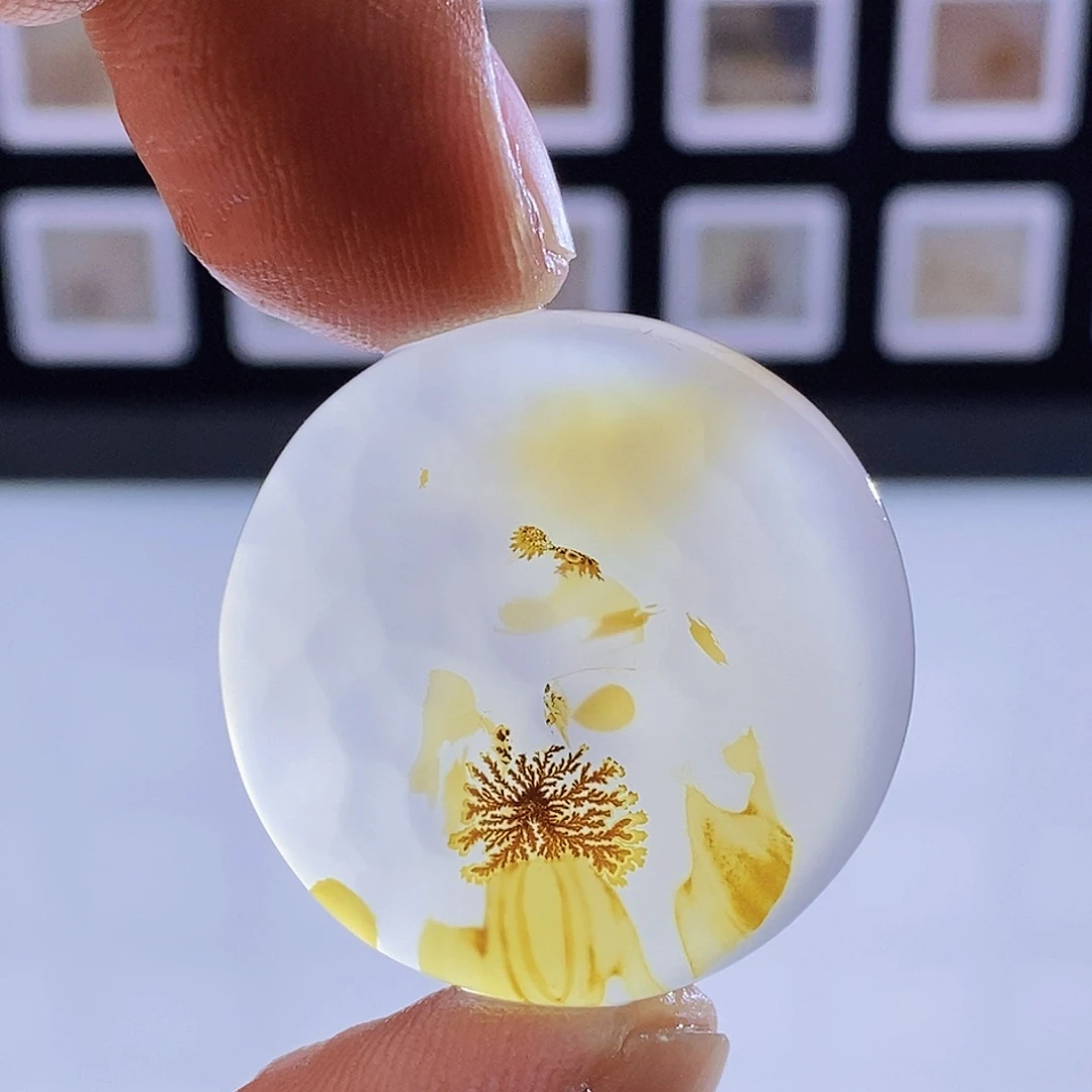 玛瑙/玉髓未镶嵌吊坠(不含链)34