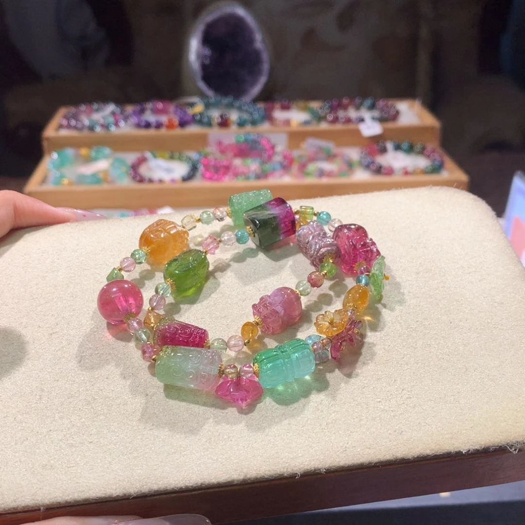 未镶嵌多样性发货其一碧玺