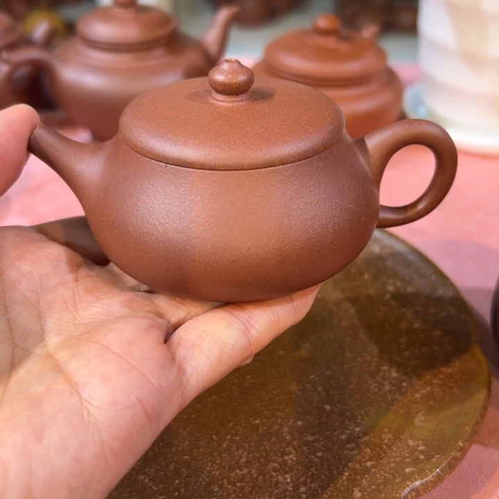 茶案紫砂紫泥矮瓢100cg