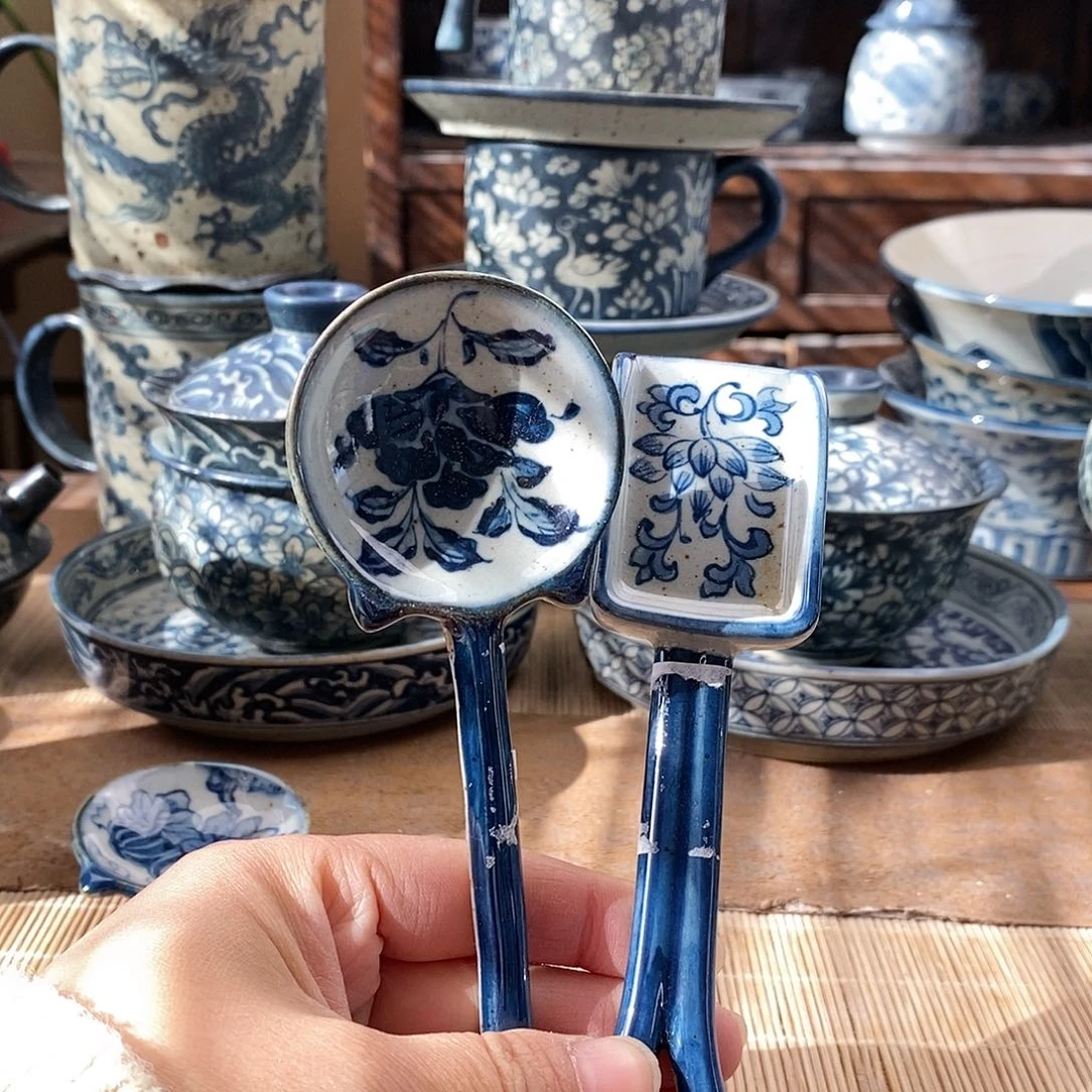 黄****记手工手绘青花陶瓷