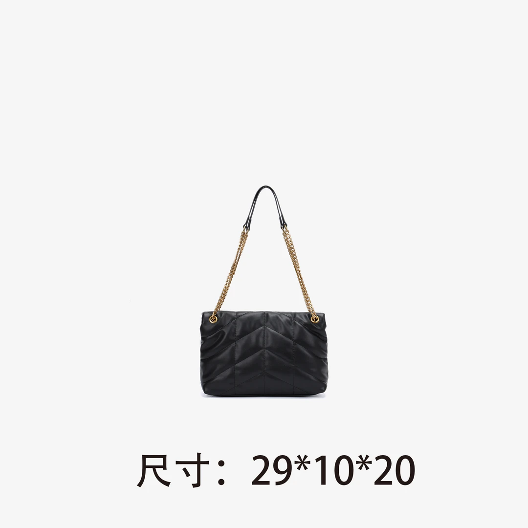 【Y101】菱格云朵包-新款女包斜挎包百搭单肩包（尺寸29*10*20）