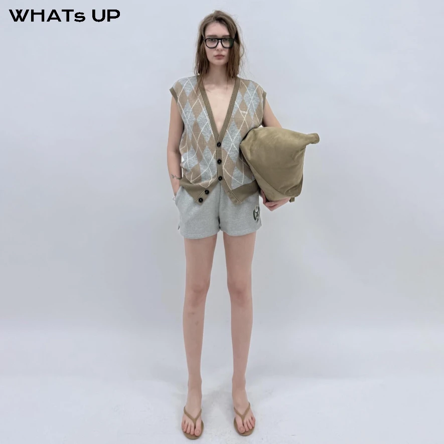 BONBOM 25FW 设计师品牌 灰色短裤 WHATsUP