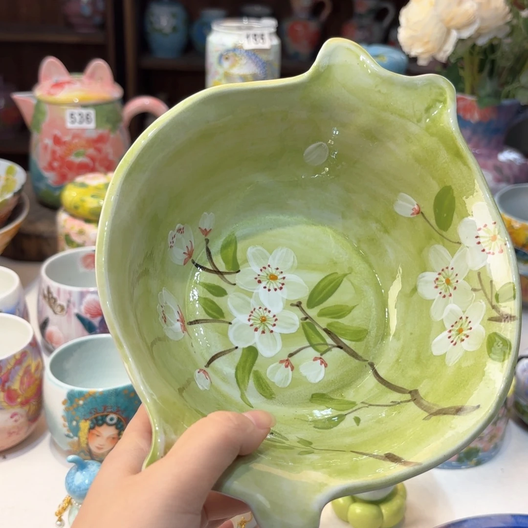 景德镇手绘高温釉下彩陶瓷茶具