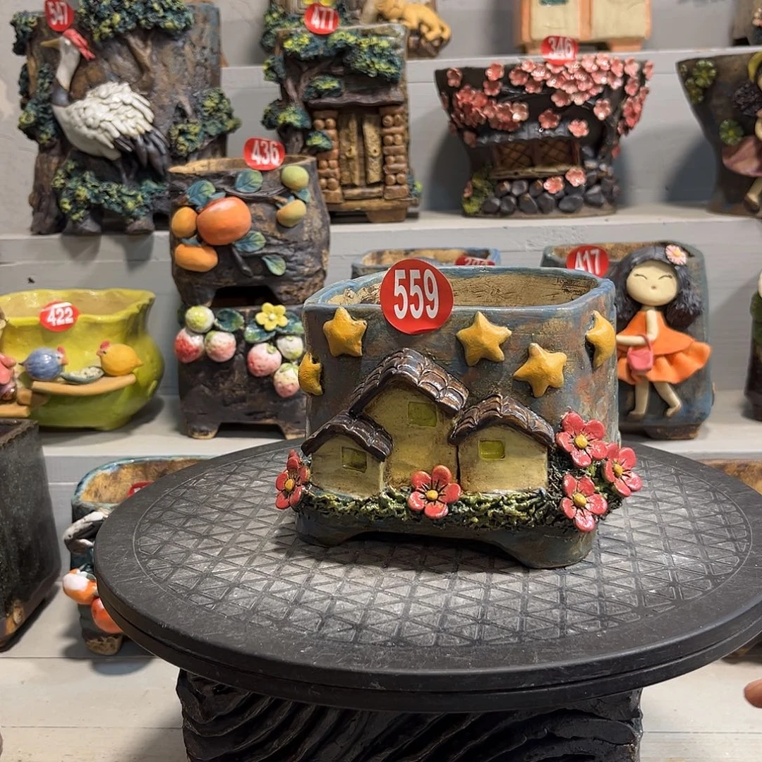 559 号陶然花器手工花盆