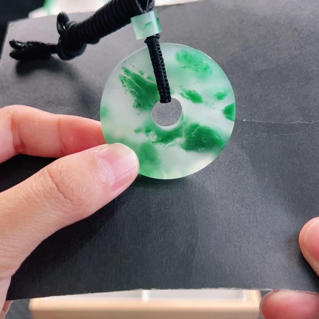 石英质玉未镶嵌吊坠(不含链)平扣