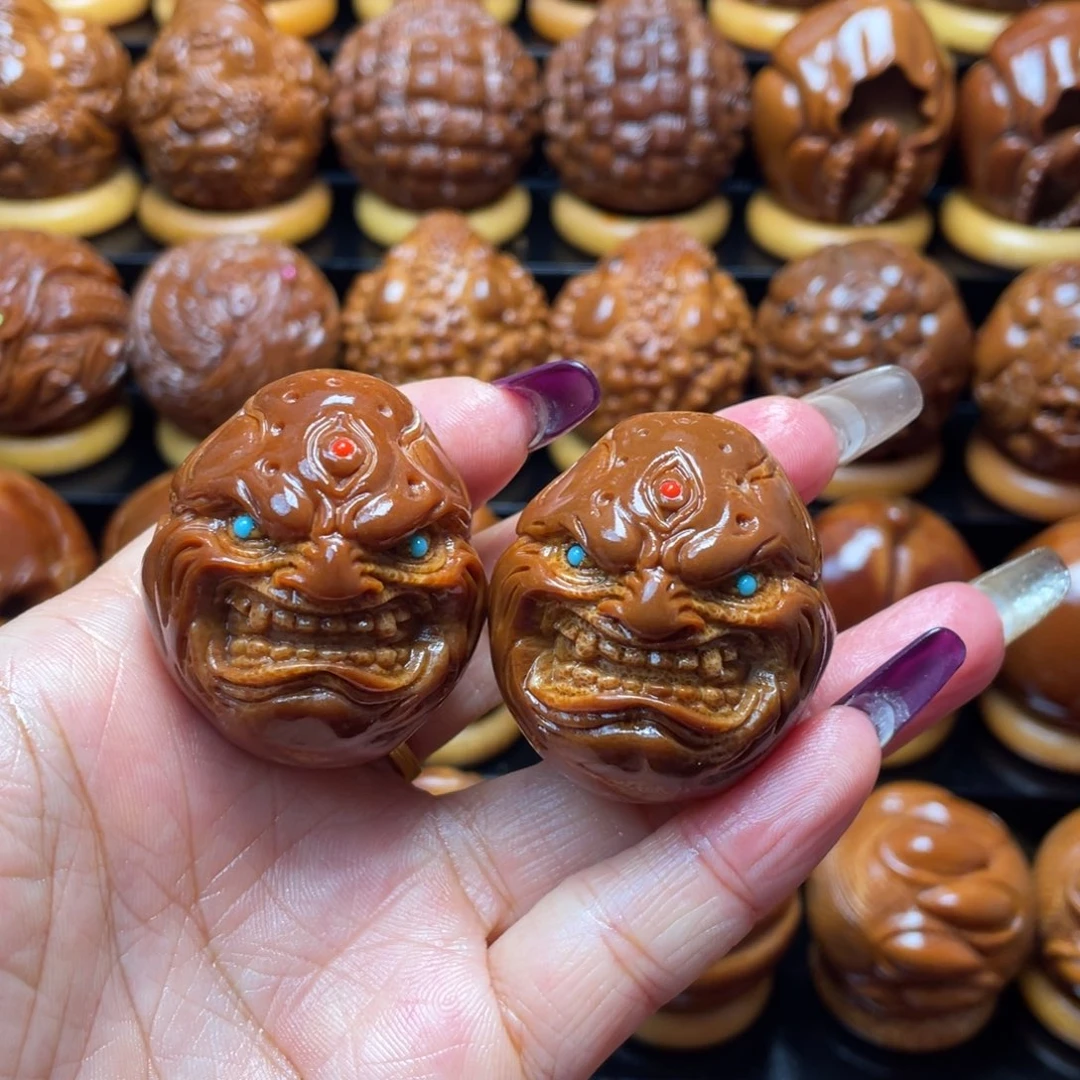 云****橄榄核把件橄榄球