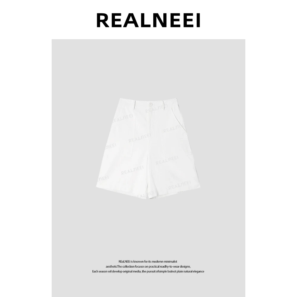 【圣马丁学院】"三防裤"极简透气舒适立体线条百搭休闲A字短裤21621