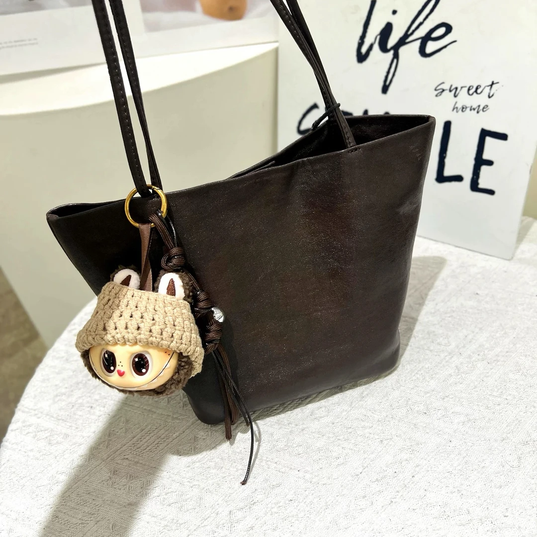 【ZiJun】2509秋冬新款韩版复古腋下包女轻盈子母包气质单肩菜篮子