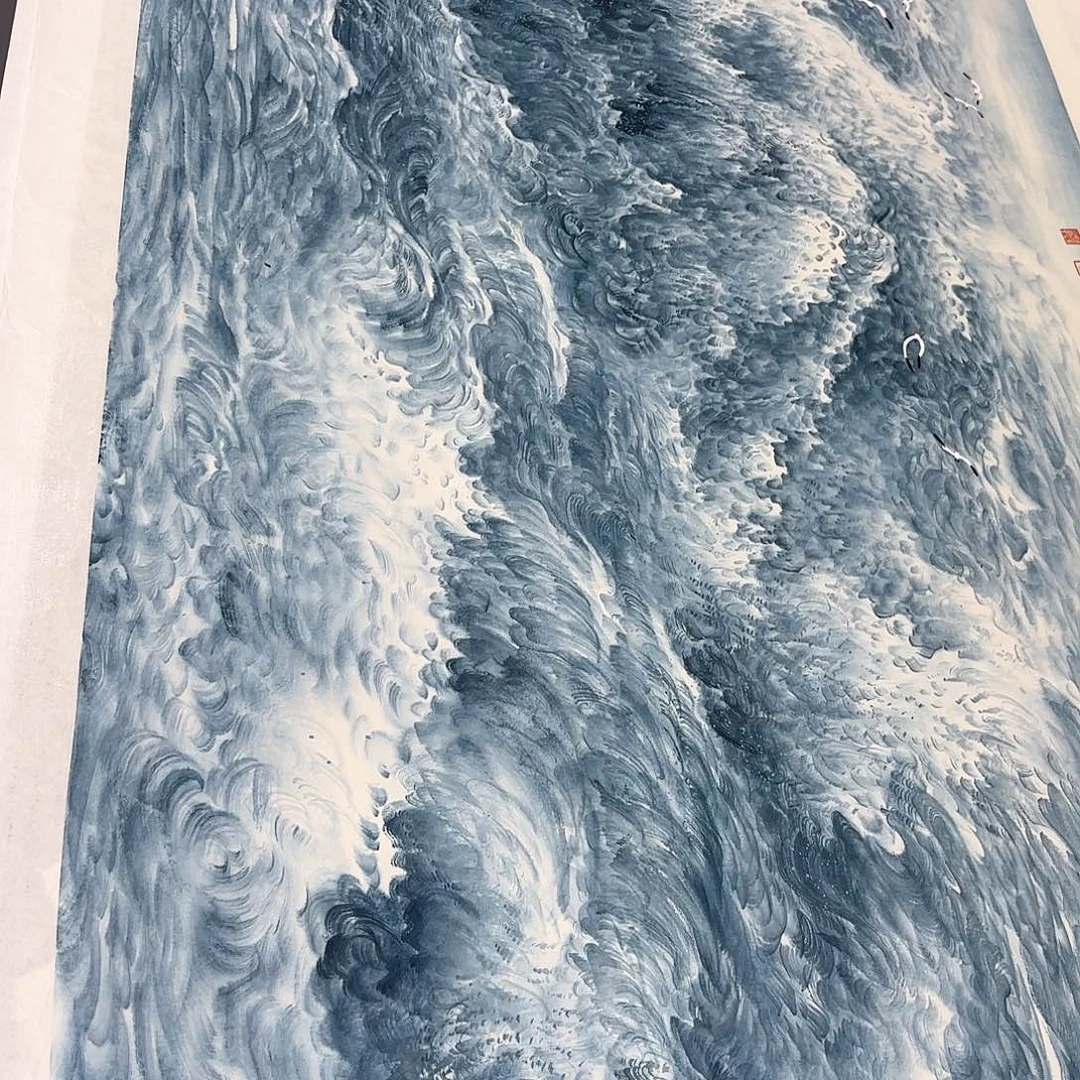 不***光国画国画作品山水