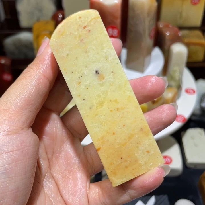 寿山石印石素章印章