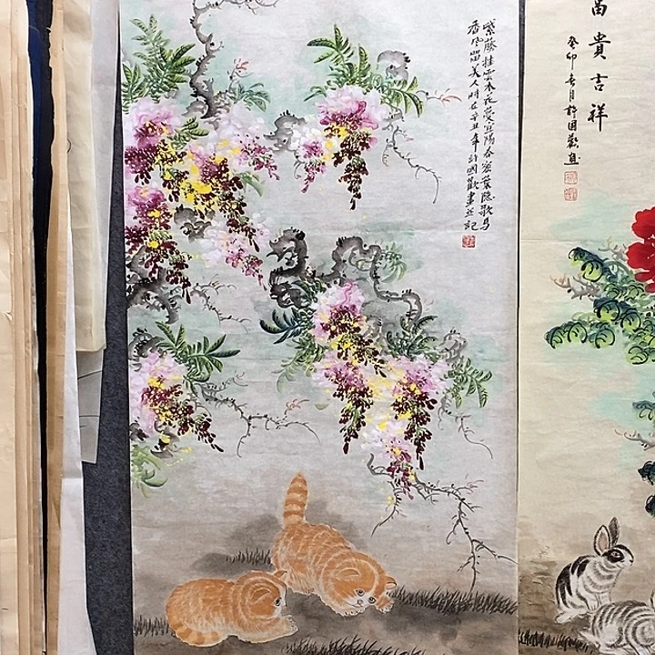 竖款新中式装饰画13