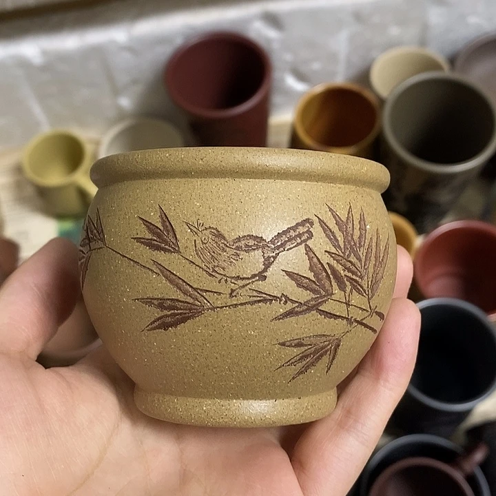 茶杯紫砂放漏111111111